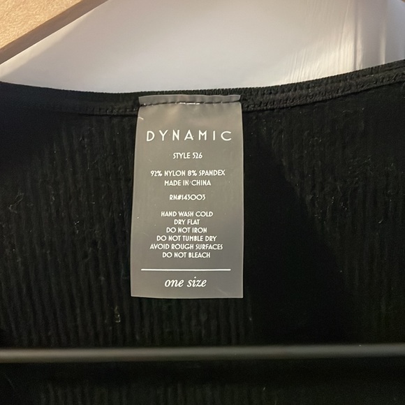 Black Bohme Square Neck Crop Top - Picture 2 of 3